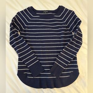Navy Striped Sweater